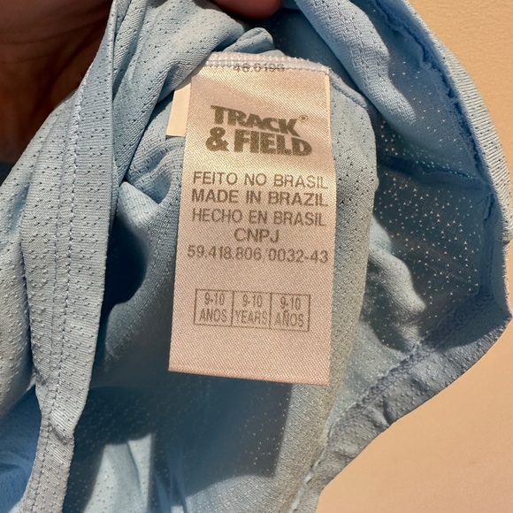 Track & Field UV Short Sleeve Tee size 9-10(kids) - Picture 6 of 6